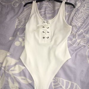 Tobi Lace up body suit